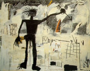 Oil  Painting - Self-Portrait 1982 by Basquiat, Jean-Michel