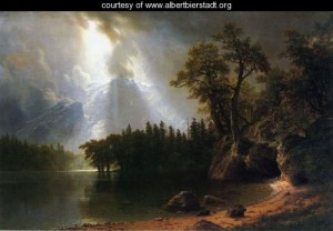 Oil bierstadt, albert Painting - Yosemite by Bierstadt, Albert