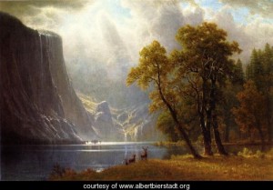 Oil  Painting - Yosemite Valley II by Bierstadt, Albert