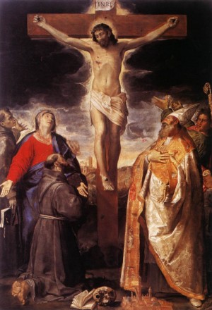  Photograph - Crucifixion  1583 by Carracci, Annibale