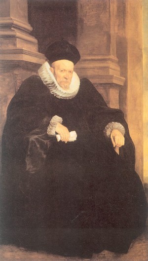 Oil  Painting - The Genoese Senator   1621-23 by Dyck, Anthony van