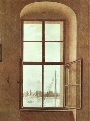 Oil  Painting - View from the Painter's Studio, 1805-06 by Friedrich, Caspar David