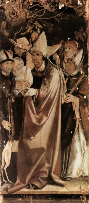 Oil  Painting - Fourteen Saints Altarpiece (detail)    1503 by Grunewald, Matthias