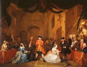 Oil  Painting - The Beggar's Opera 5   1729 by Hogarth, William