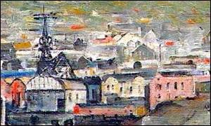 Oil  Painting - Six Bells by L.S Lowry