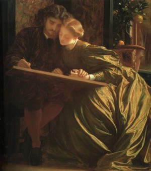 Oil  Painting - The Painter's Honeymoon, 1864 by Leighton, Frederic, Lord