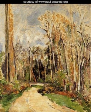  Photograph - Path At The Entrance To The Forest by Cezanne,Paul