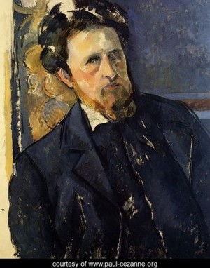 Oil cezanne,paul Painting - Portrait Of Joachim by Cezanne,Paul