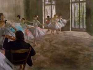  Photograph - Dance School  c.1874 by Degas,Edgar