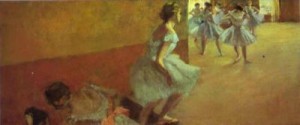  Photograph - Dancers Climbing a Stair. c.1886-1890 by Degas,Edgar