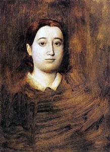  Photograph - Portrait of Madame Edmondo Morbilli 1865 by Degas,Edgar
