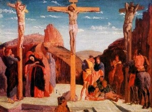  Photograph - The Crucifixion after Matagna 1861 by Degas,Edgar