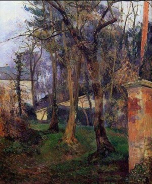 Oil garden Painting - Abandoned Garden Rouen by Gauguin,Paul
