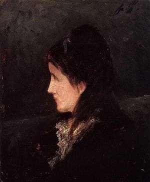 Oil gauguin,paul Painting - Portrait Of Ingeborg Thaulow by Gauguin,Paul