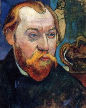 Oil gauguin,paul Painting - Portrait Of Louis Roy by Gauguin,Paul