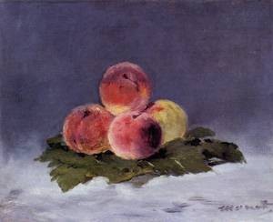  Photograph - Peaches 1882 by Manet,Edouard