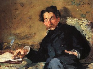  Photograph - Portrait of Stephane Mallarme, 1876 by Manet,Edouard