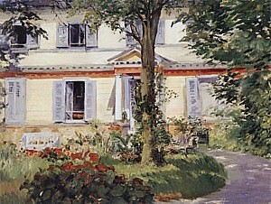  Photograph - The House in Rueil, 1882 by Manet,Edouard
