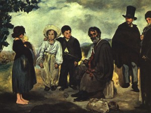  Photograph - The Old Musician, 1862 by Manet,Edouard