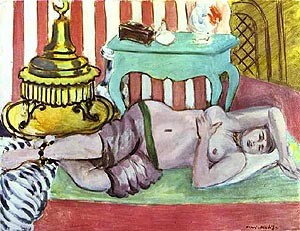 Oil green Painting - Matisse-Odalisque with Green Scarf 1926 by Matisse Henri