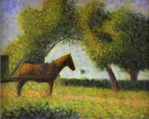 Horse in a Field. c. 1882.