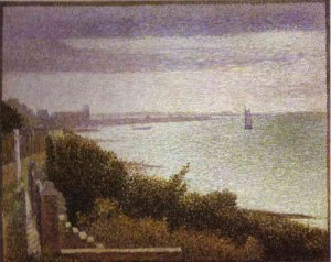  Photograph - Grandcamp, Evening. 1885. by Seurat Georges