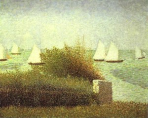  Photograph - La Rade de Grandcamp. 1885 by Seurat Georges