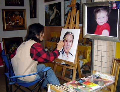 Photo to Portrait Painting