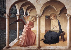 Oil angelico, fra Painting - Noli Me Tangere 1440-41 by ANGELICO, Fra
