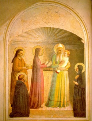 Oil angelico, fra Painting - Presentation of Jesus in the Temple  1440-41 by ANGELICO, Fra