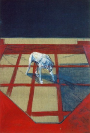 Oil bacon, francis Painting - Dog   1952 by Bacon, Francis