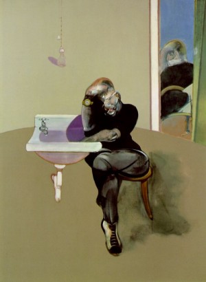 Oil bacon, francis Painting - Self-Portrait 1973 by Bacon, Francis
