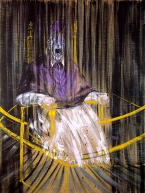 Oil portrait Painting - Study After Velazquez's Portrait of Pope Innocent X   1953 by Bacon, Francis