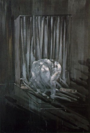 Oil bacon, francis Painting - Study for a Nude 1951 by Bacon, Francis