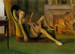 Oil balthus Painting - Golden Days 1944-45 by Balthus