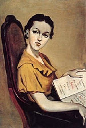 Oil portrait Painting - Portrait of Sheila Pickering 1935 by Balthus