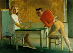 Oil balthus Painting - The Card Game  1948-50 by Balthus