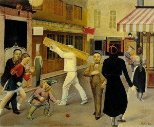 Oil balthus Painting - The Street 1933-35 by Balthus