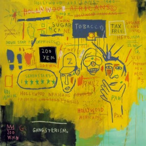 Oil basquiat, jean-michel Painting - Hollywood Africans 1983 by Basquiat, Jean-Michel