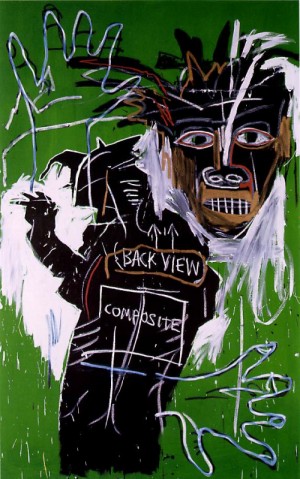 Oil basquiat, jean-michel Painting - Self-Portrait as a Heel, Part Two  1982 by Basquiat, Jean-Michel