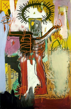 Oil basquiat, jean-michel Painting - Untitled 1981 by Basquiat, Jean-Michel