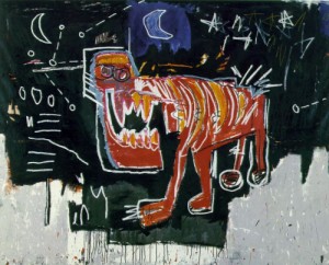 Oil basquiat, jean-michel Painting - Untitled  1982 by Basquiat, Jean-Michel
