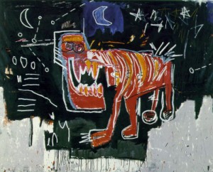 Oil basquiat, jean-michel Painting - Untitled  1982 by Basquiat, Jean-Michel