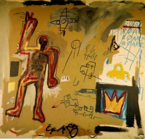 Oil red Painting - Untitled (Red Man) 1981 by Basquiat, Jean-Michel