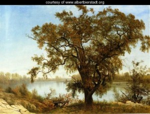 Oil bierstadt, albert Painting - A View from Sacramento by Bierstadt, Albert