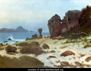 Oil bierstadt, albert Painting - Bay Of Monterey by Bierstadt, Albert