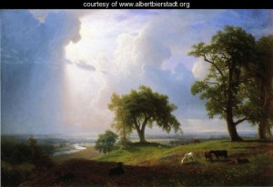 Oil spring Painting - California Spring by Bierstadt, Albert