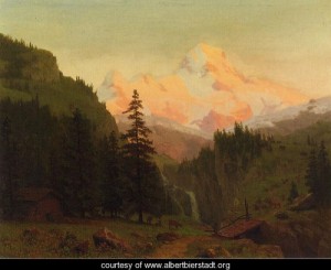 Oil landscape Painting - Landscape II by Bierstadt, Albert