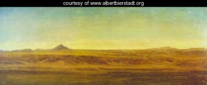 Oil bierstadt, albert Painting - On The Plains by Bierstadt, Albert