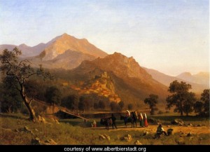 Oil bierstadt, albert Painting - Rocca De Secca by Bierstadt, Albert